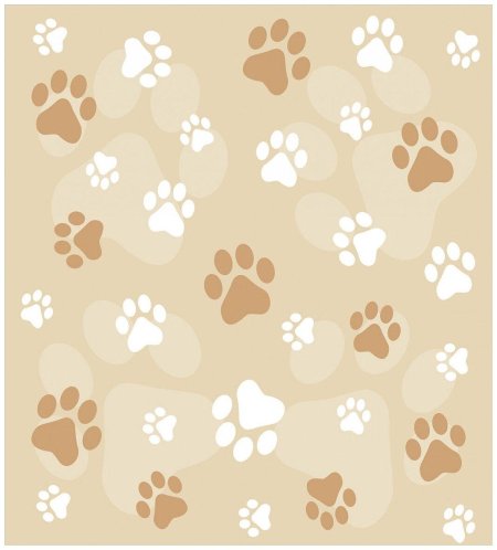 Фон с кошачьими лапками