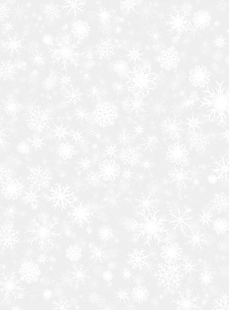 Белый фон со снежинками