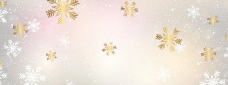 Фон со снежинками новогодний