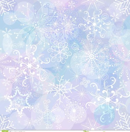 Нежно голубой фон со снежинками