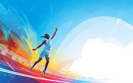 Спортивный фон горизонтальный