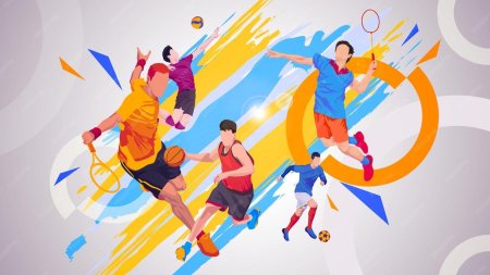 Плакат спортивной команды