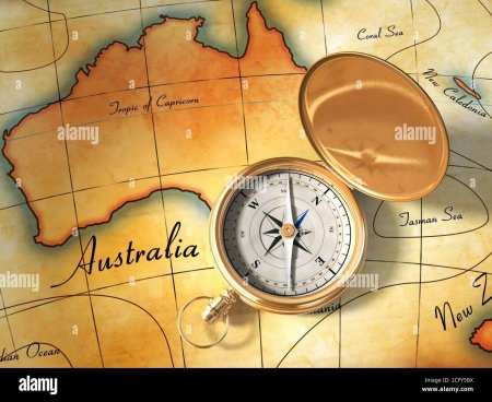 Компас на карте