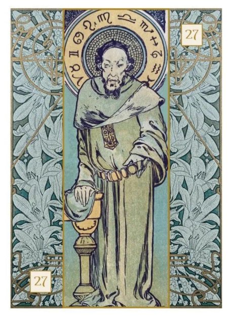 Альфонс Муха карты Таро