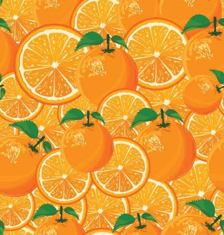 Фон апельсины вектор