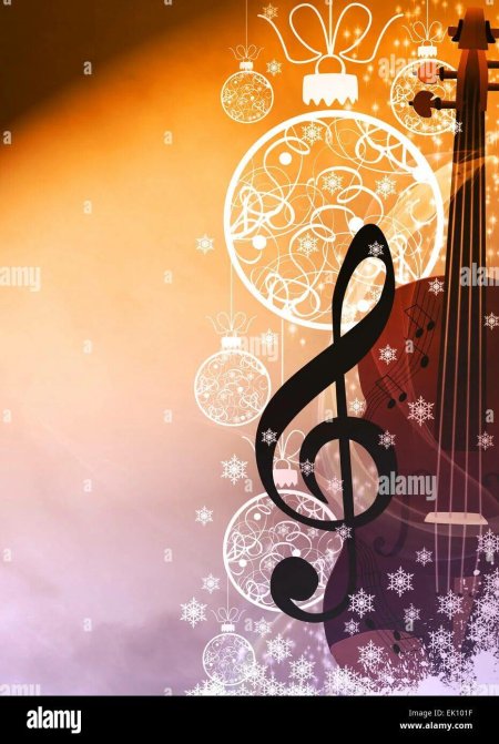 Фон новогодний для музыкального концерта