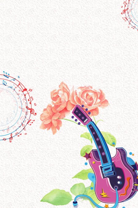 Фон для приглашения музыкальный