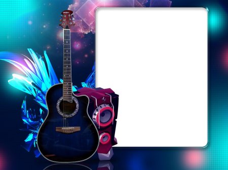 Рамка с гитарой