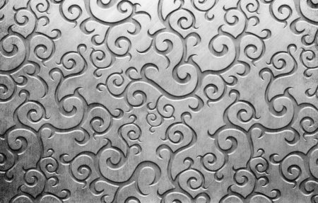 Узоры на металлическом листе