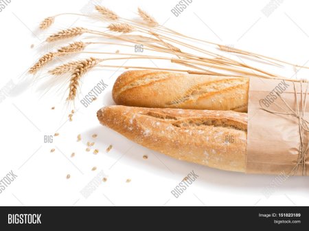 Хлебобулочные изделия вид сверху