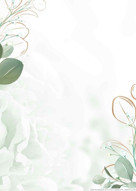 Фон для пригласительных на свадьбу эко