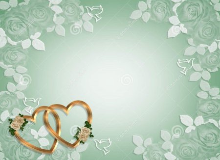 Свадебные рамки для пригласительных