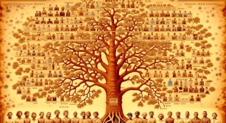 Фон для генеалогического дерева