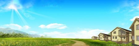 Баннер на доме