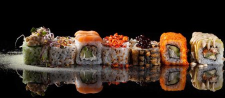 Роллы красивые