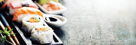 Фон для меню суши