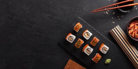 Фон для меню суши