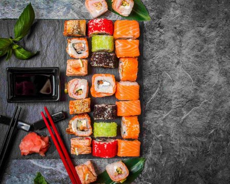 Роллы красивые