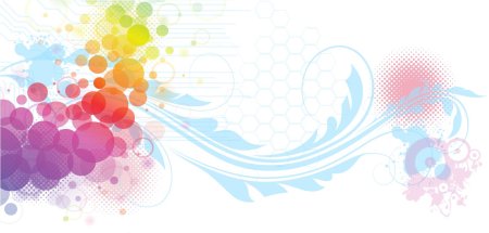 Абстракция на прозрачном фоне