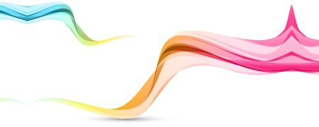 Абстрактные линии на прозрачном фоне