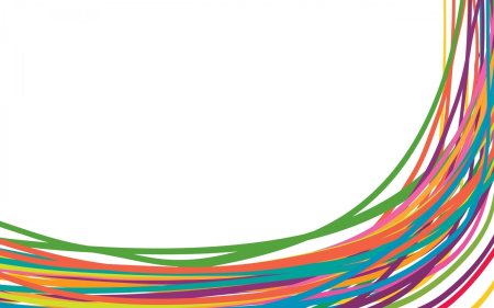 Абстрактные линии на белом фоне