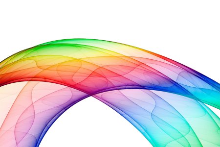 Радуга инав белом фоне