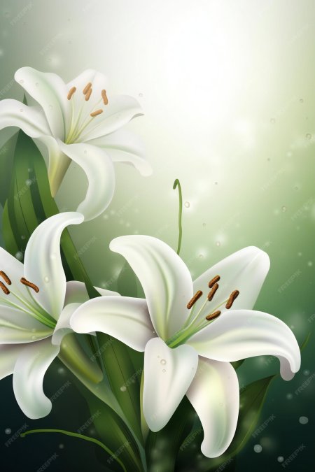 Цветок лилии