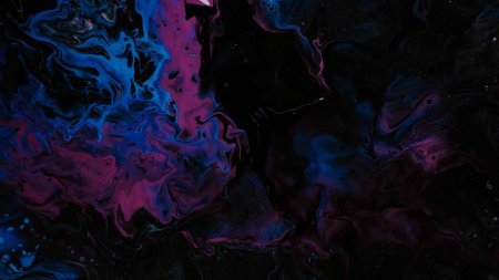 Черный фон с яркими красками