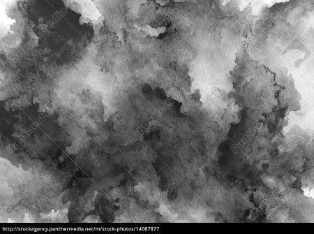 Черные разводы акварель