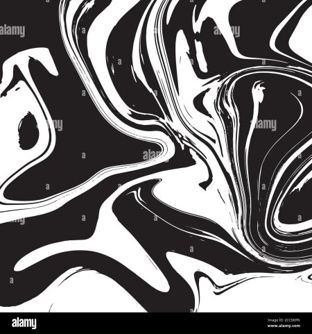 Черно белые разводы