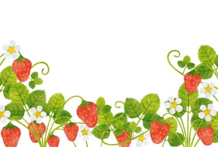 Рамка клубника