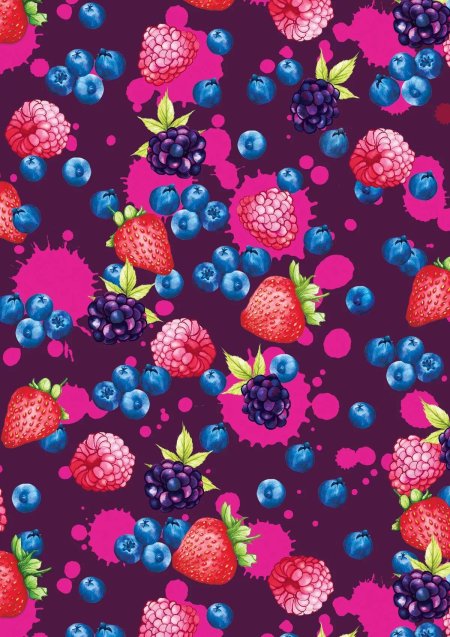 Фон ягодный