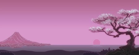 Фон в японском стиле