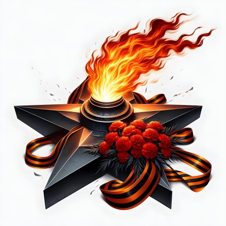 Символы победы вечный огонь