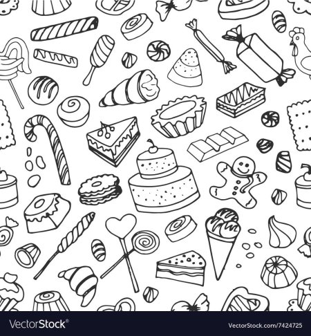 Паттерн кондитерские изделия