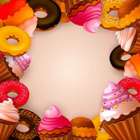 Рамка кондитерские изделия