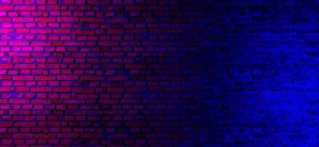 Кирпичная стена неон