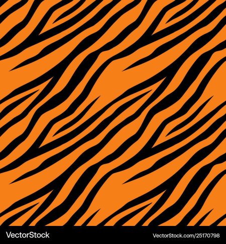 Шкура тигра вектор паттерн