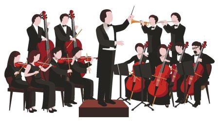 Иллюстрация симфонического оркестра