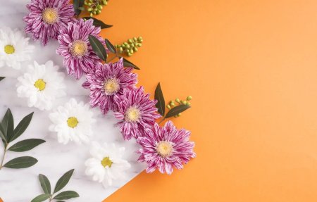 Цветы на Светлом фоне