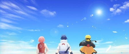 Аниме фон Наруто и Саске