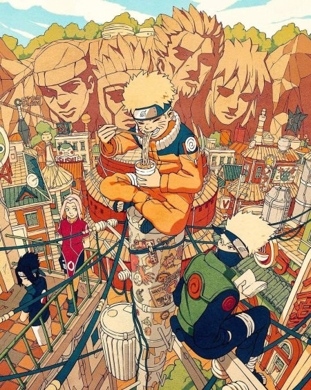 Наруто деревня Коноха