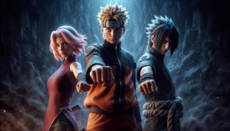 Наруто саске и сакура