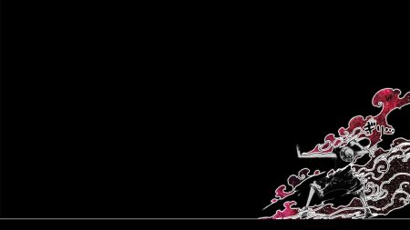 Ван Пис на черном фоне