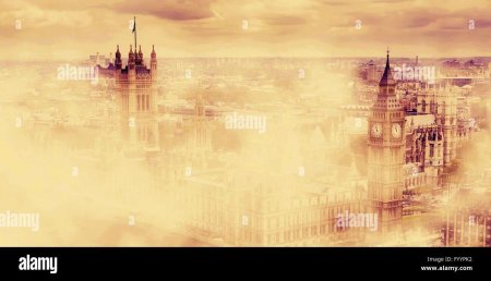 Вестминстерский дворец в тумане