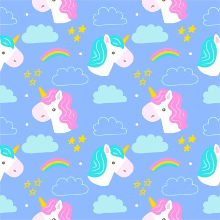 Фон с единорогами