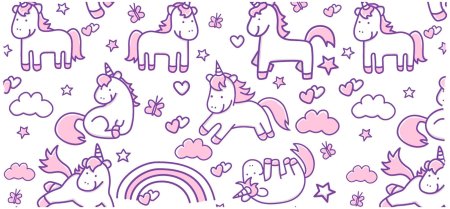 Паттерны с единорогами