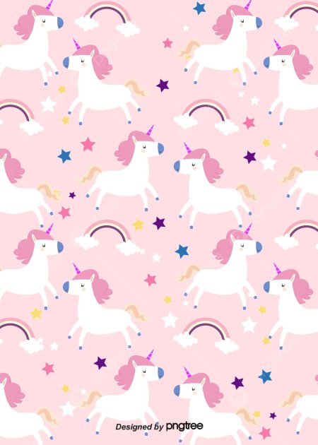Фон с единорожкой