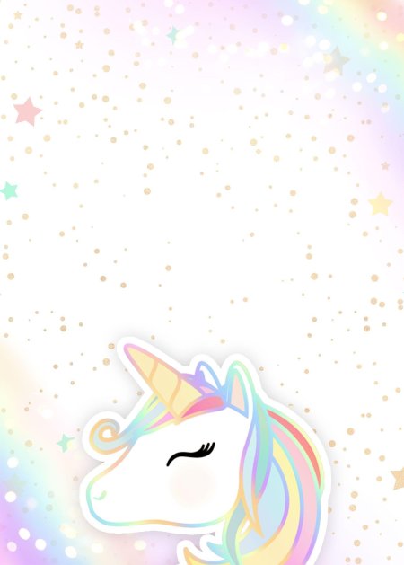 Фон с единорогами
