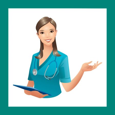 Медицинская сестра мультяшная